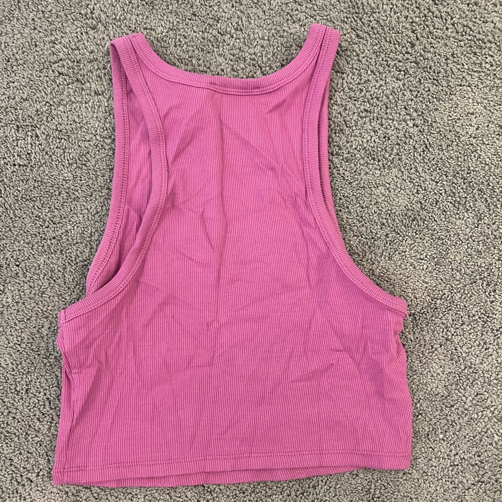 Zara Pink Halter Crop Top - Picture 3 of 3